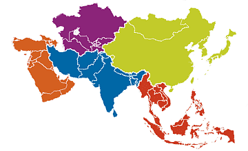 Asian Countries Map Quiz
