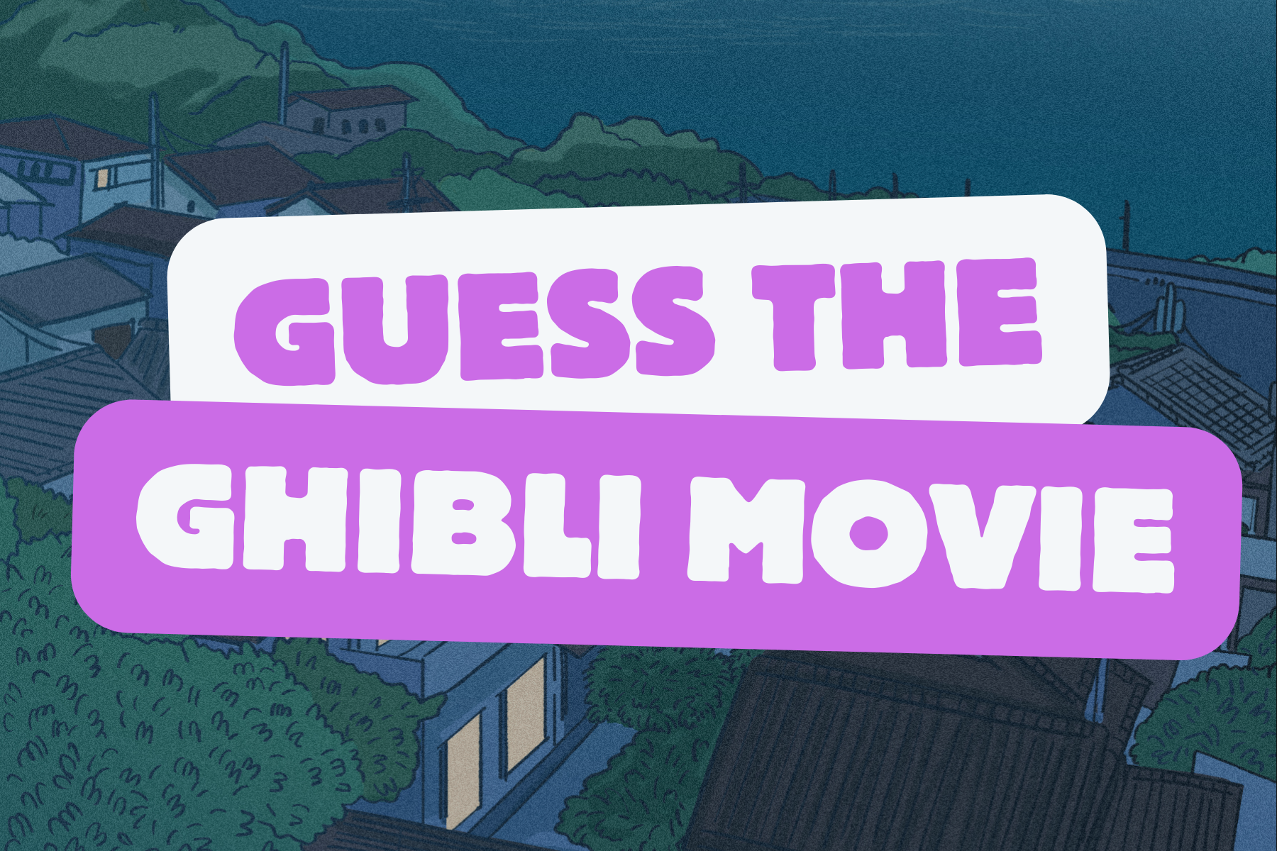 Anime Quiz: Guess the Studio Ghibli Movie from the Pictograph