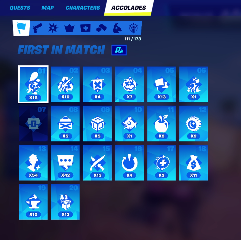 FORTNITE ACCOLADES QUIZ