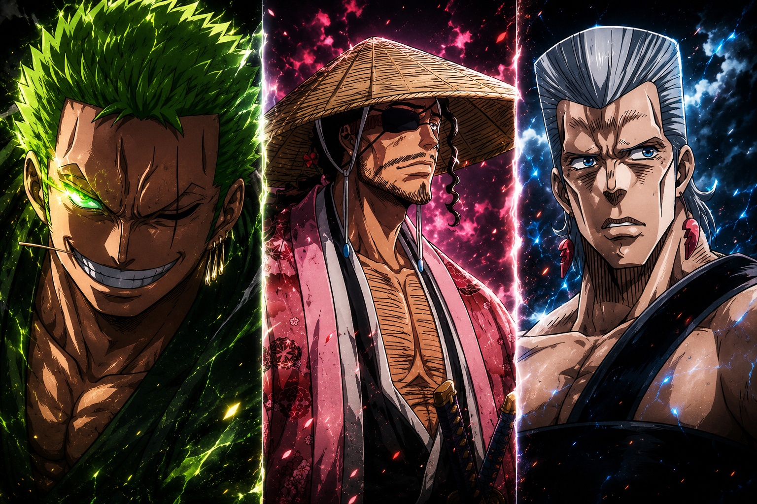 Mega Trio Legendary Anime part 2:One Piece/Bleach/Jojo