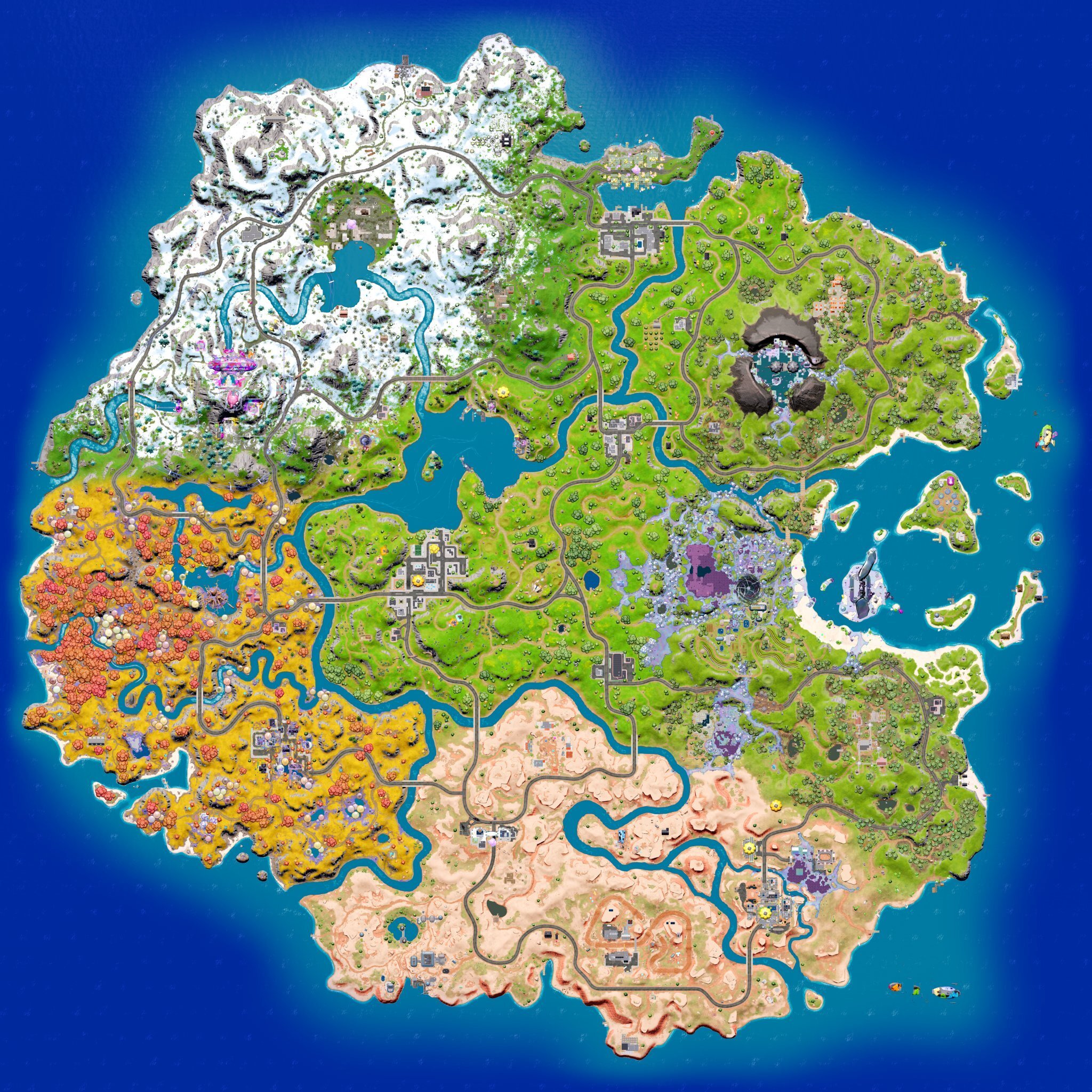 What is the name of the map after it flipped?