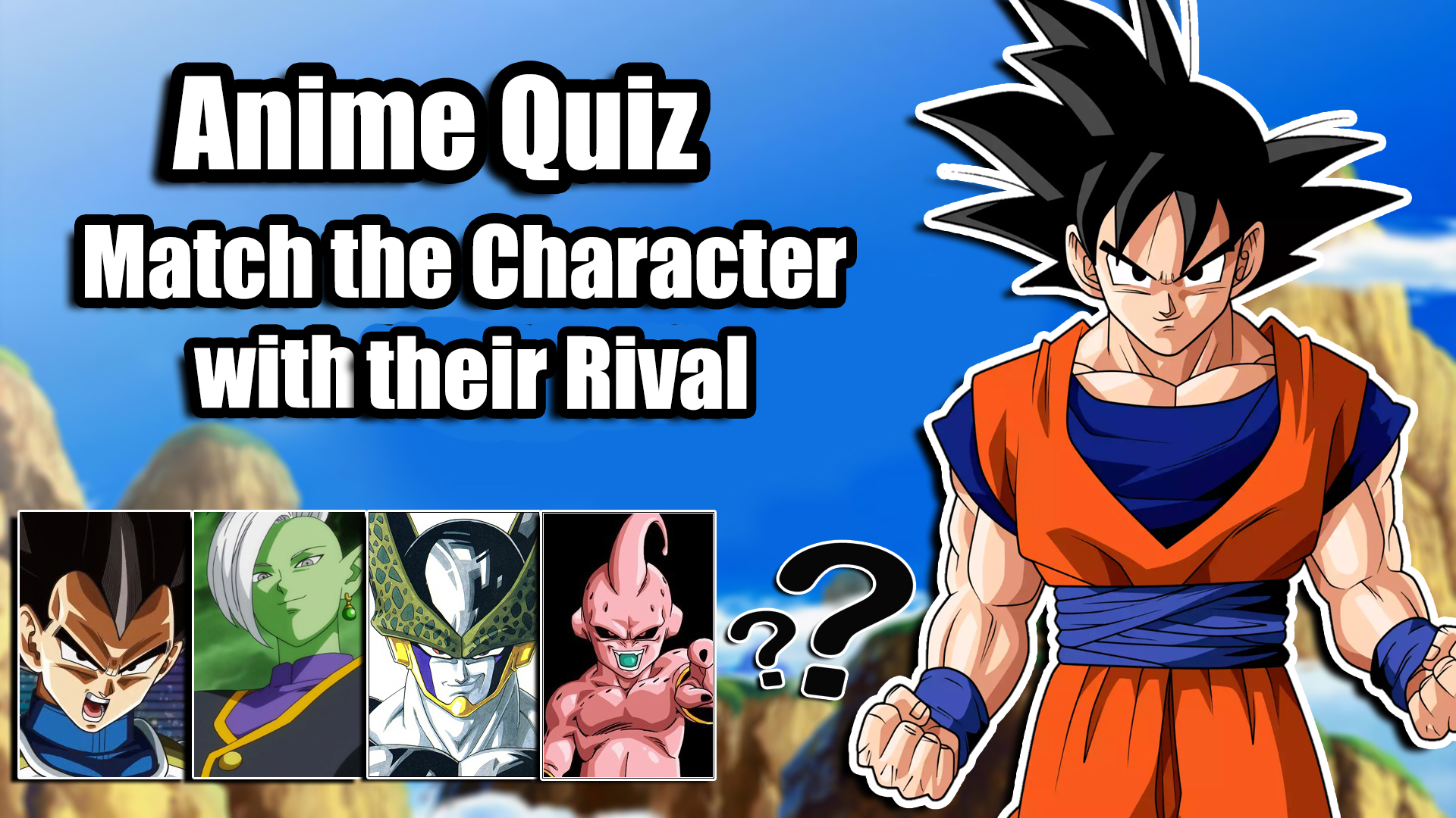 Anime Quiz: Match the Character with their Rival