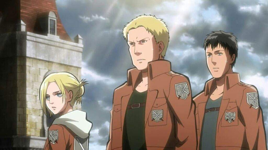 What was the name of the fourth companion of Reiner, Bertolt, and Annie?