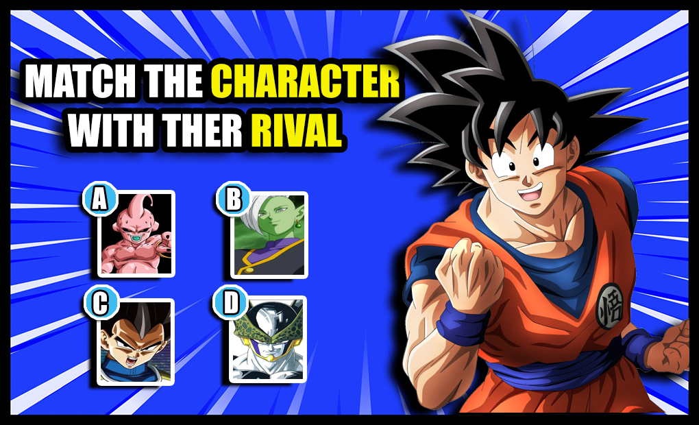 Anime Quiz - Match the Character with their Rival