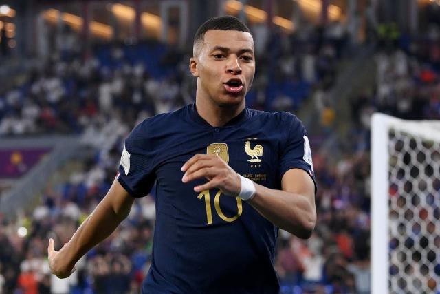 How many goals has Kylian Mbappé scored at the World Cup 2022?