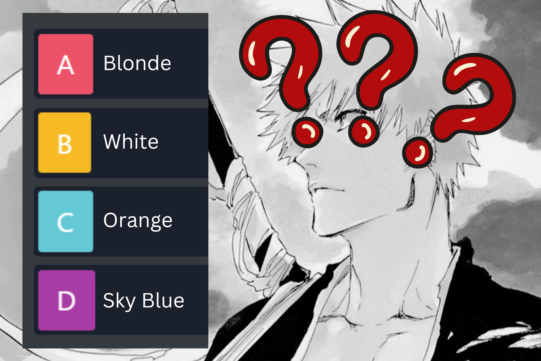 Anime Hair Color Quizzes