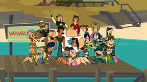 How many Contestants were in Total Drama Island?