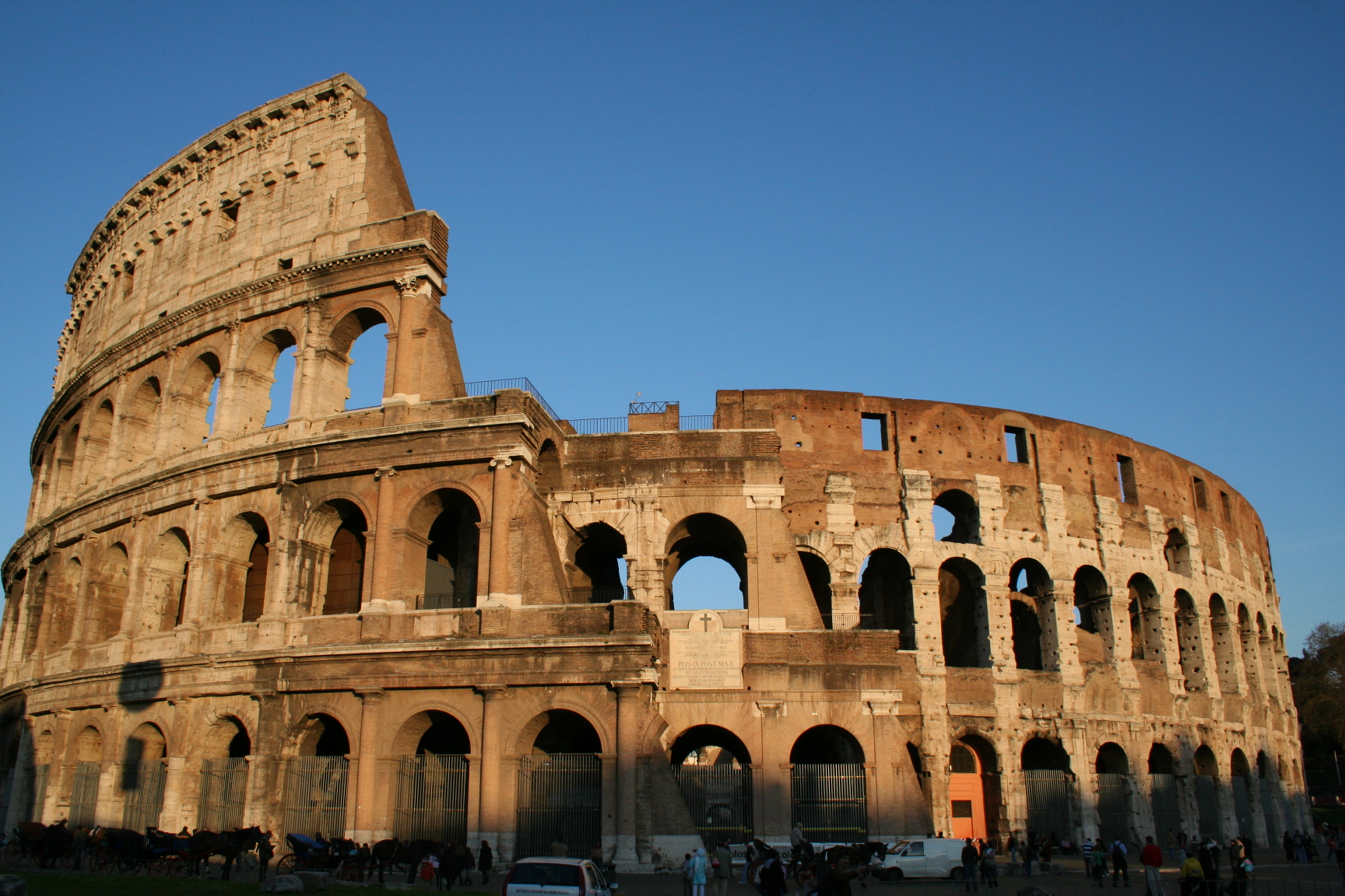 Approximately how many Amphitheatres are the Romans said to have built?