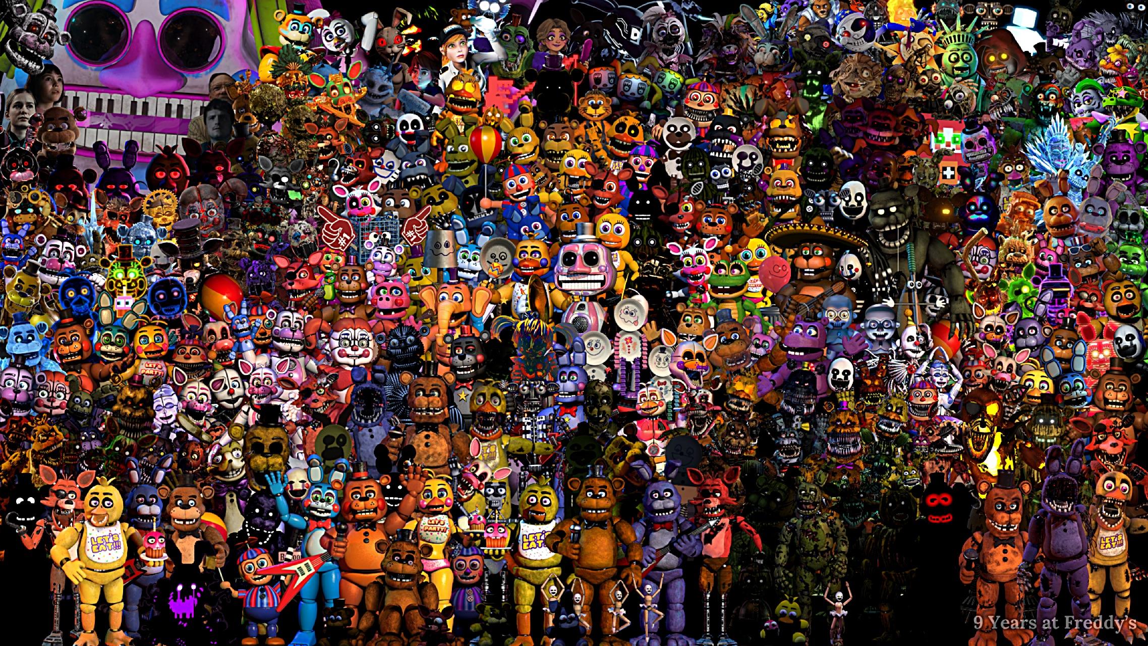Guess the FNAF character! (FNAF 1 and 2)