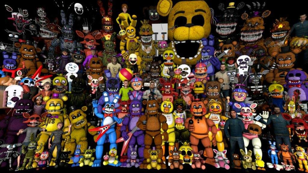 Guess the FNAF character! (FNAF Sister Location and Pizzeria Simulator)