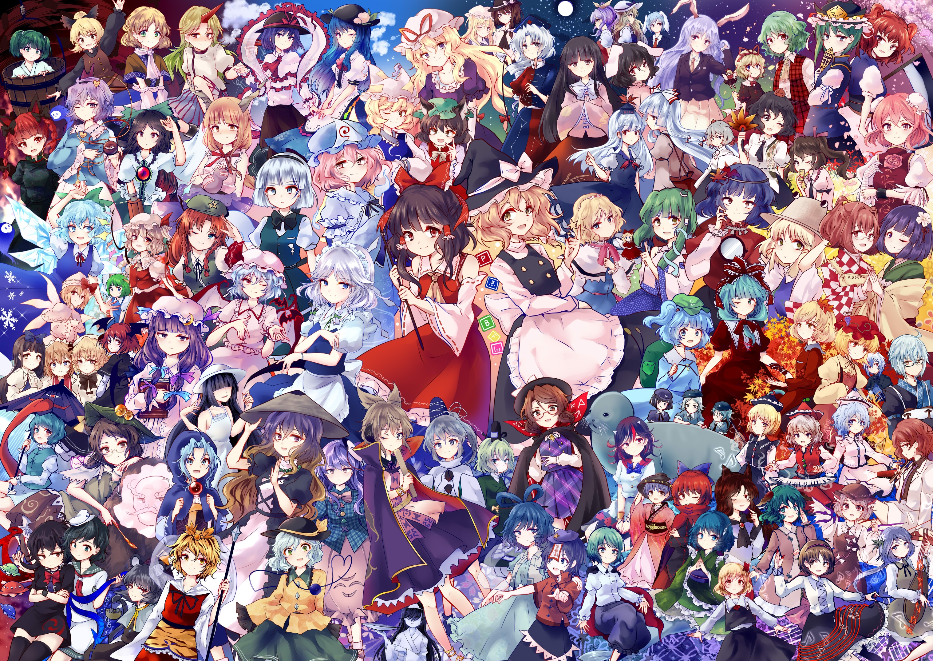 Quiz: Name the Touhou Characters