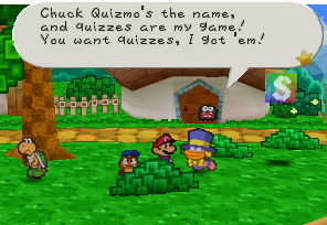 Chuck Quizmo Questions & Answers (Paper Mario 64)