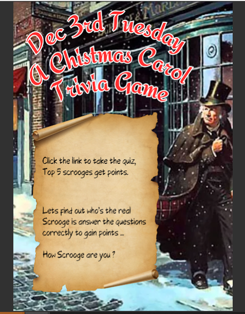 A Christmas Carol and Scrooge Trivia