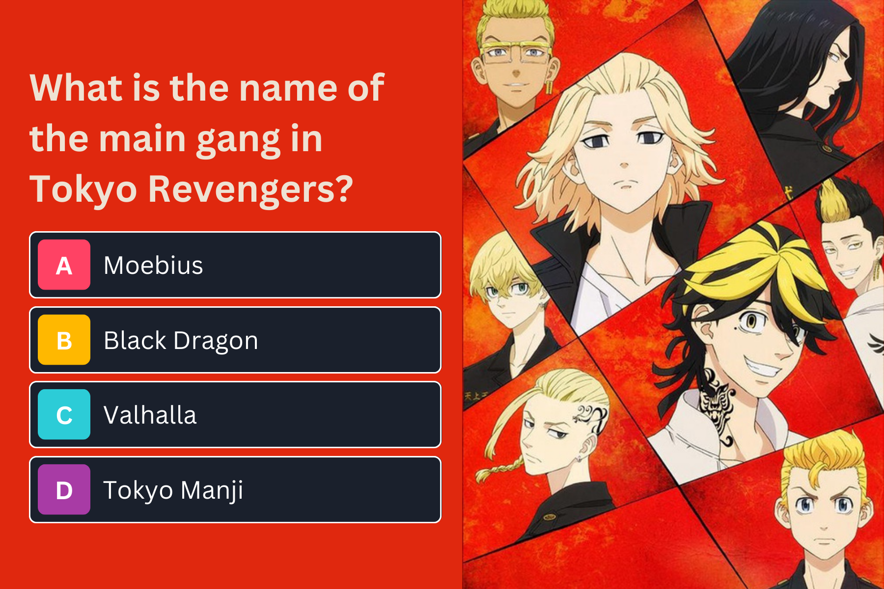 Which Tokyo Revengers Character Are You - ProProfs Quiz
