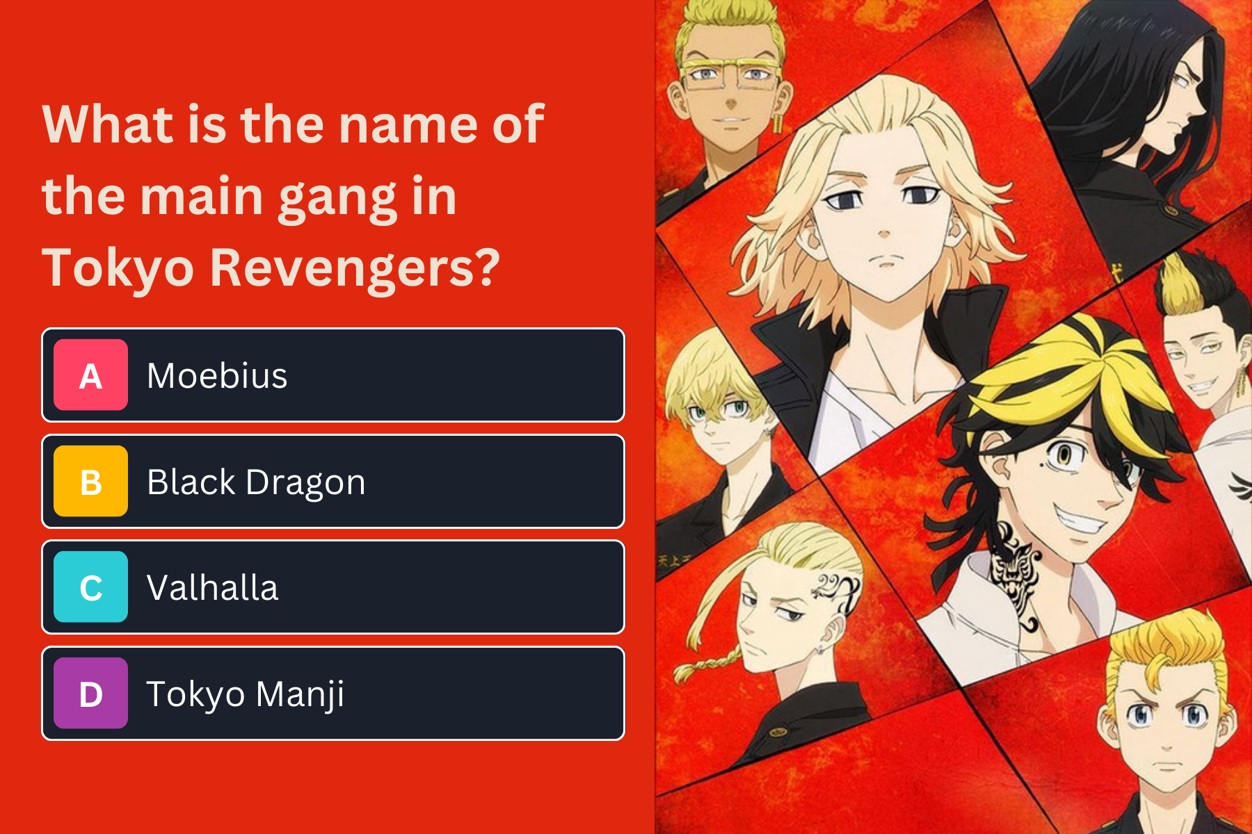 Character Quiz: Gang Members of Tokyo Revengers - TriviaCreator