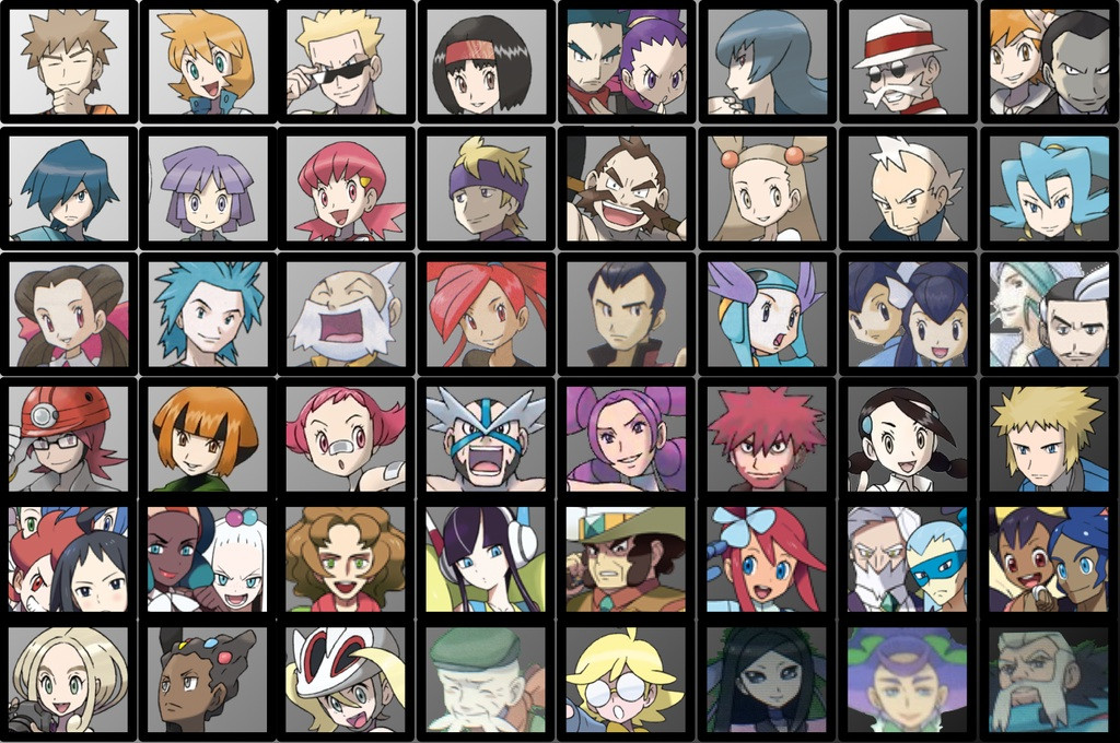 Pokémon Gym Leader Matching Quiz #1