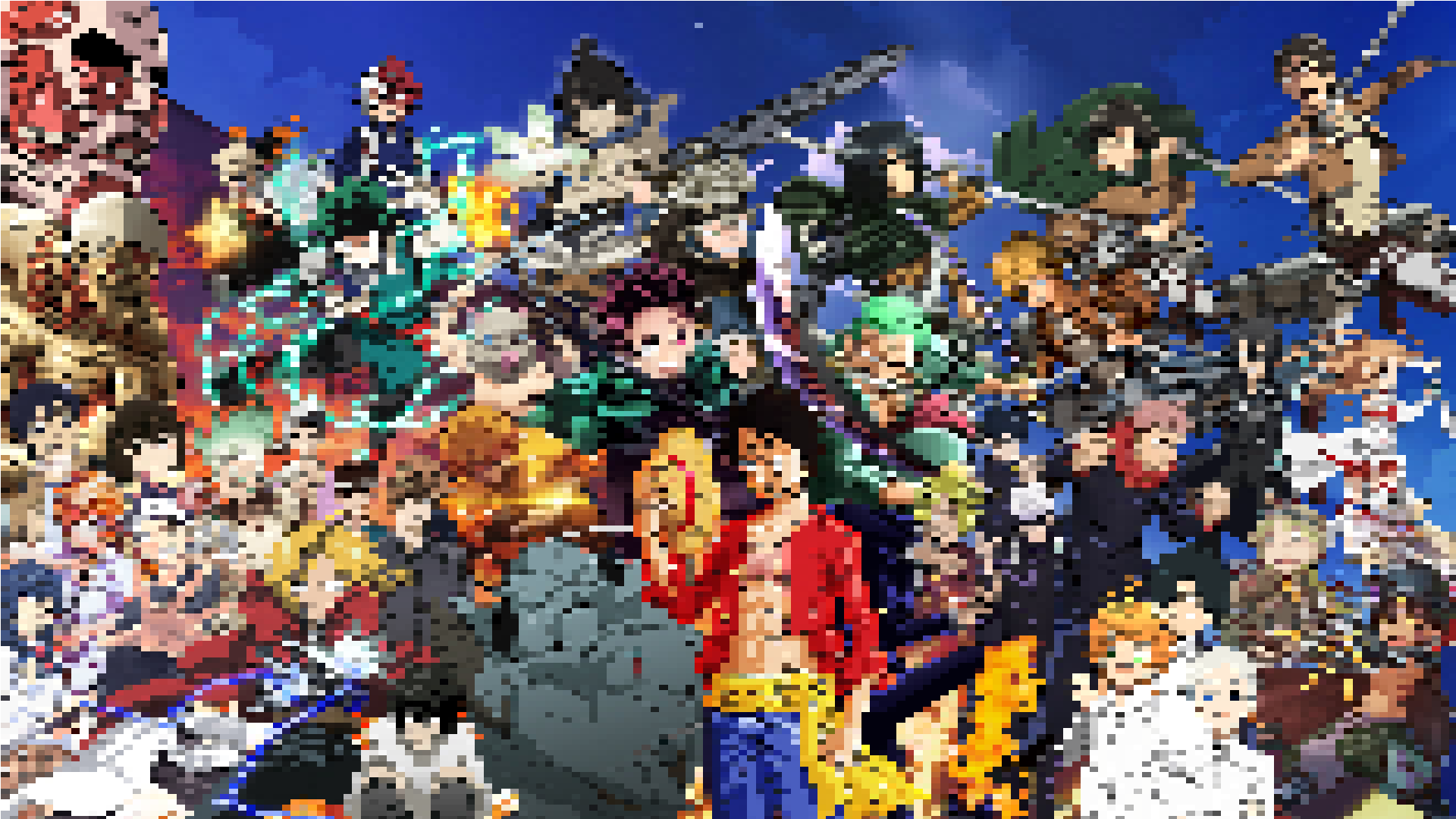 Guess the Anime Character From a Pixelated Image