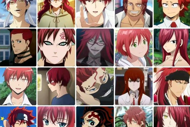 Guess the Redhead Anime Character (Challenging)