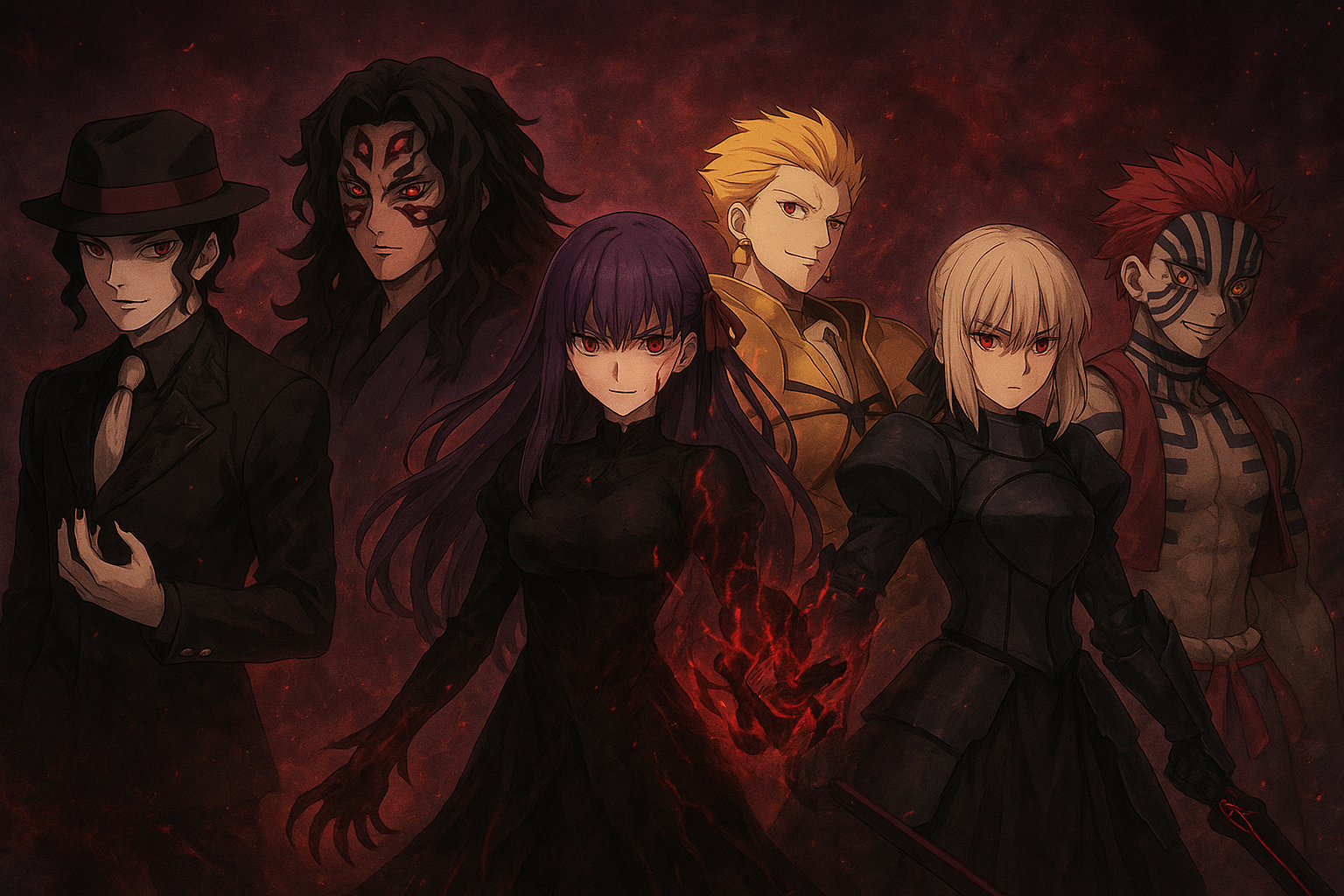Mega Duo Anime Villains Part 2: Demon Slayer/Fate Series(Gıf Images)
