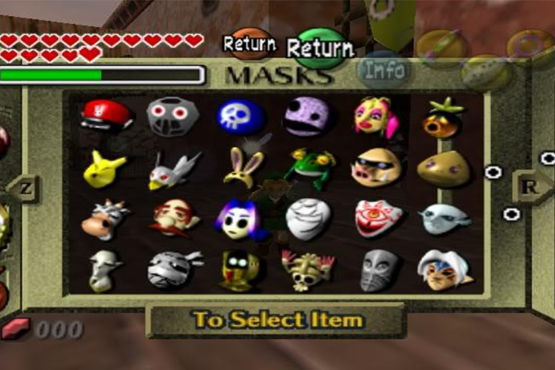 Can you name every mask in Majora's Mask?