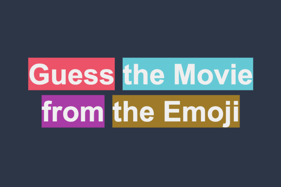 Guess the movie by the emojis!!