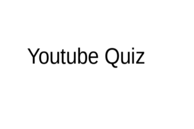 Youtube Quiz