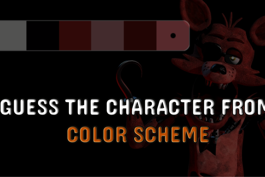 Guess the Fnaf Character From the Color Scheme
