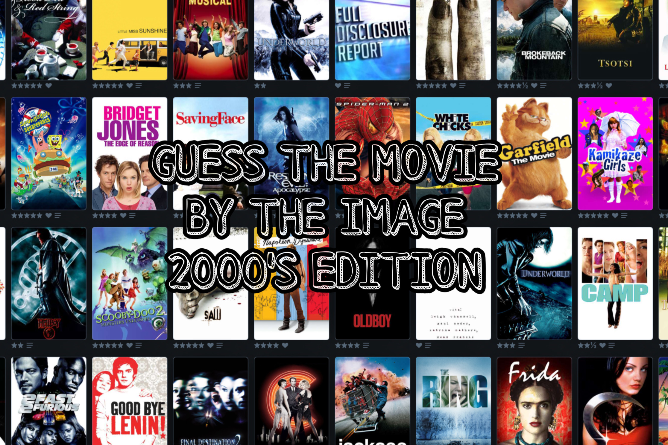Guess The Movie By The Image (2000’s Edition)