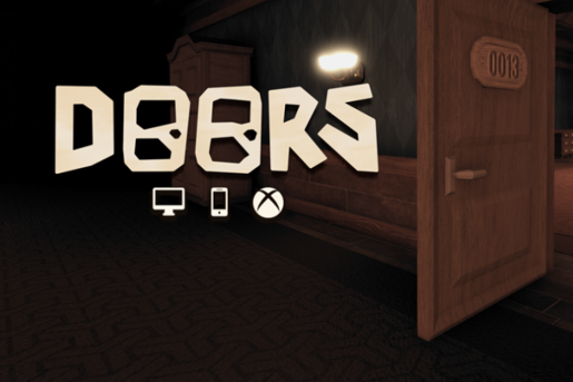 Using the Cross on Screech (Roblox Doors)👁️ 