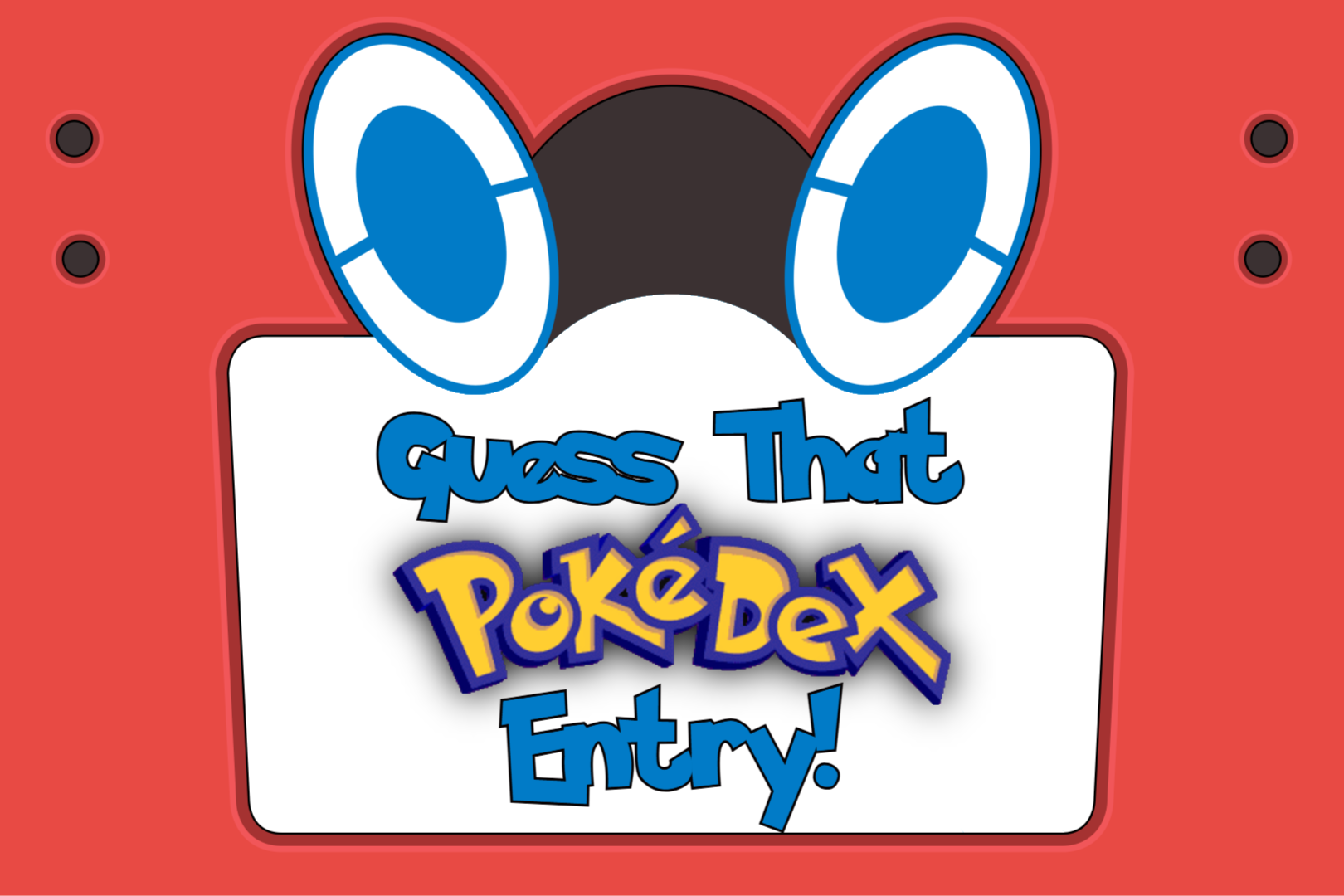Guess That Pokedex Entry
