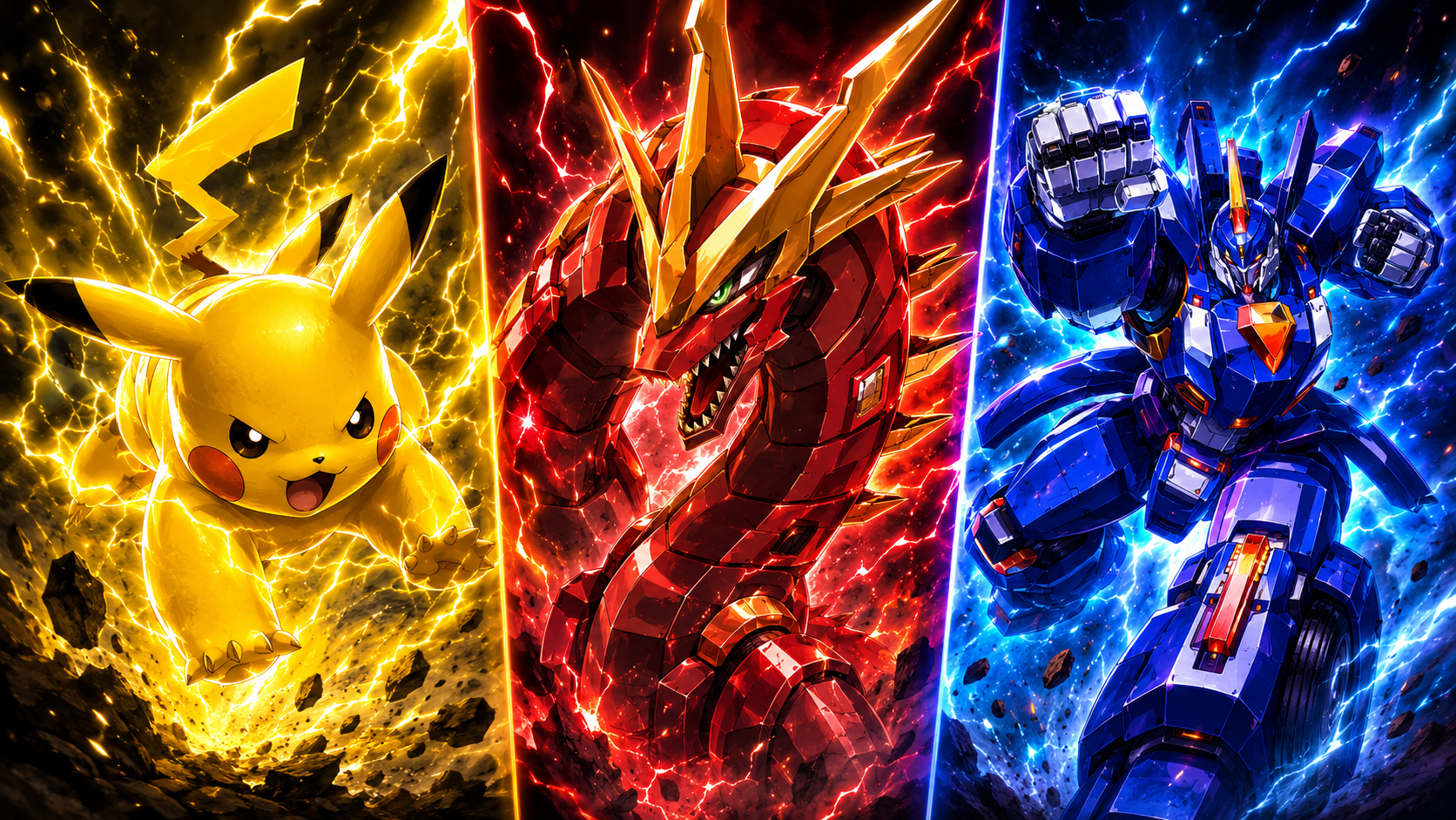 Mega Trio Legendary Anime part 3:Pokemon/Bakugan/Mecards