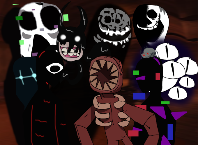 Roblox 'doors' fanart