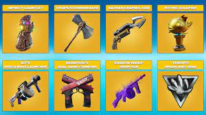 How many mythic weapons have been added to Fortnite by September 2022?