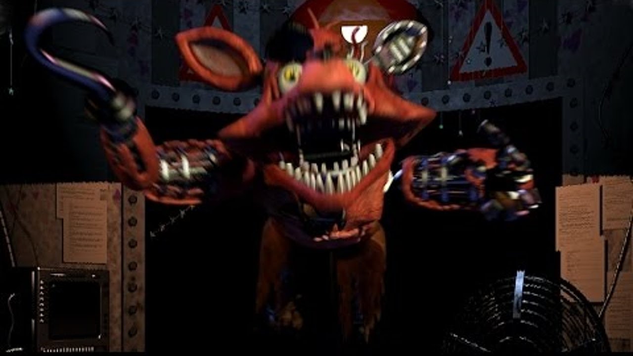 Withered Foxy Jump Scare