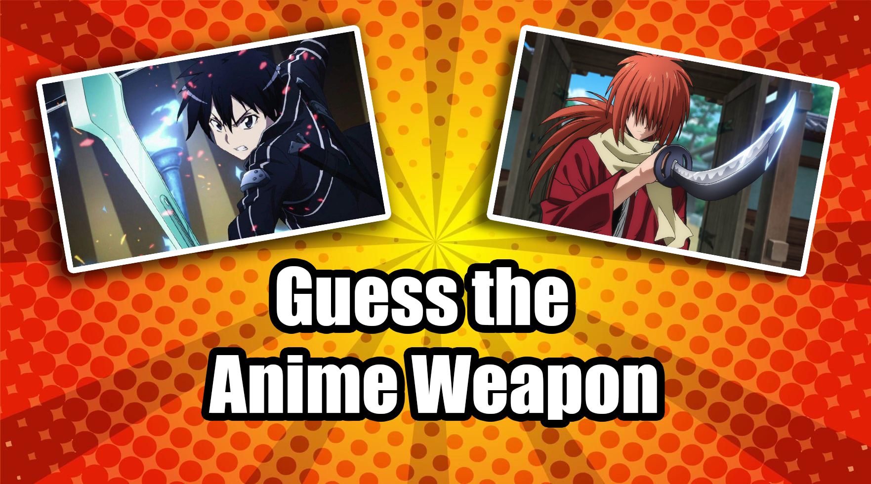 Quiz Anime: Guess the Name of the Weapon