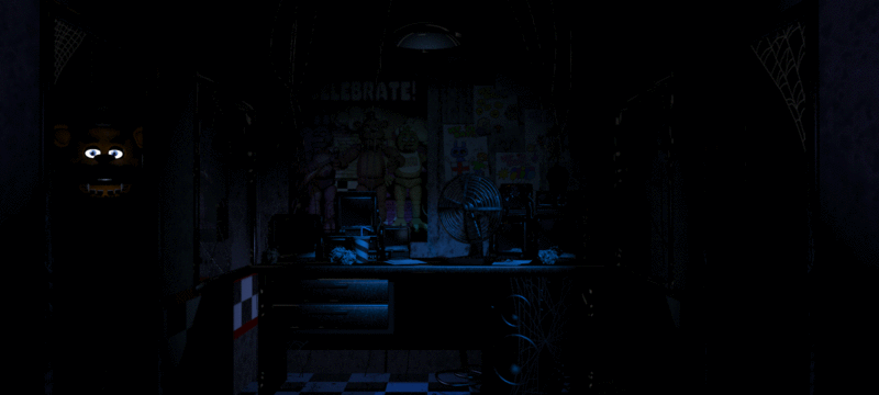 Easy - Which classical song is used during Freddy's power outage sequence in FNAF 1?