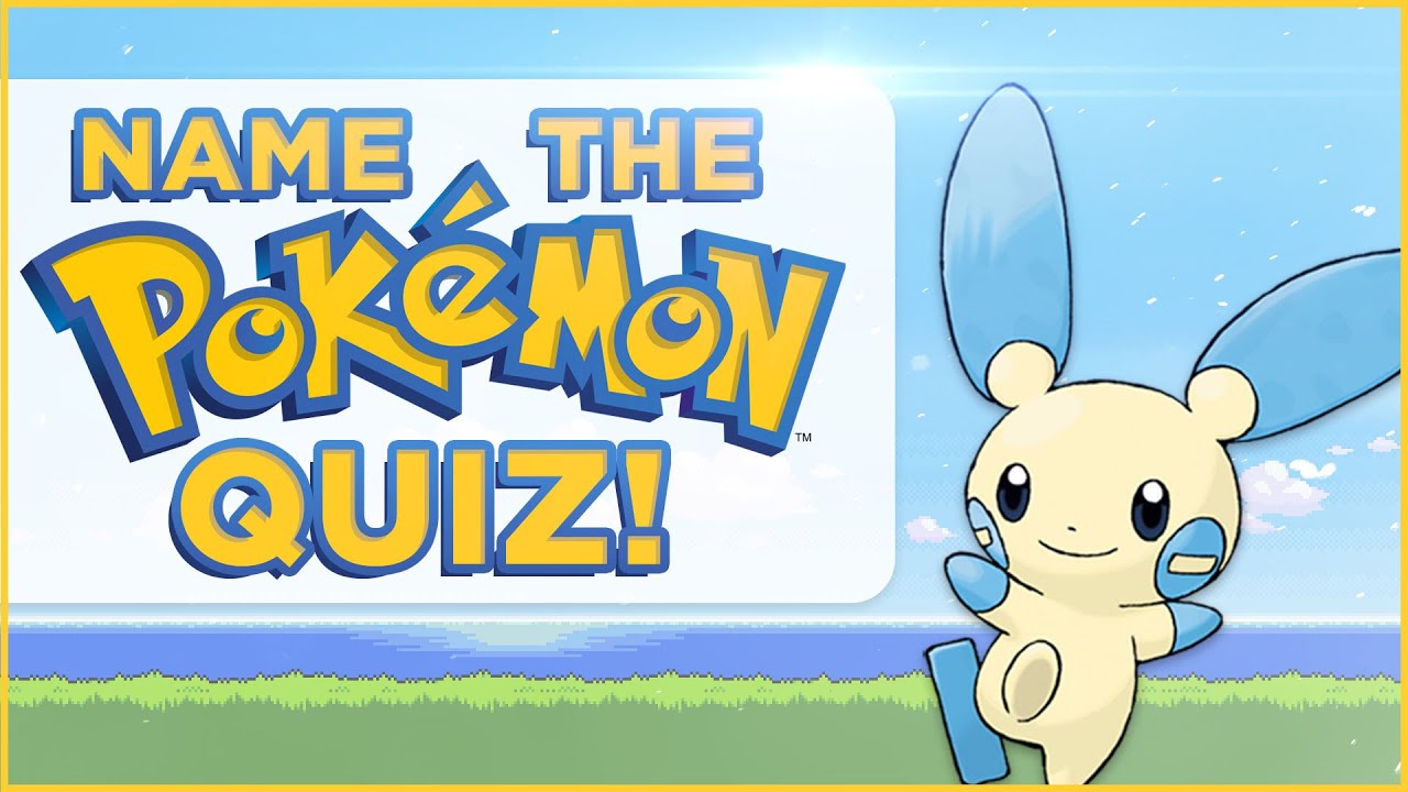 name the pokemon quiz!