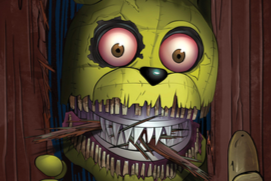 Which of these characters does NOT have an official Fazbear Frights story centered around them?