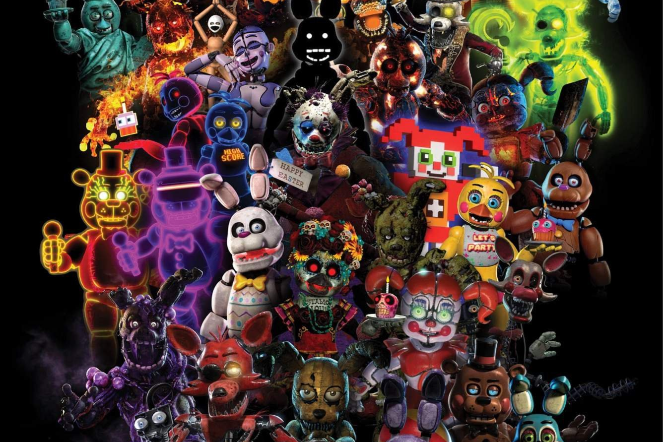 What was the first character skin added into FNAF AR?