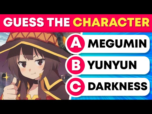 Konosuba: Is It Possible To GUESS These Characters?