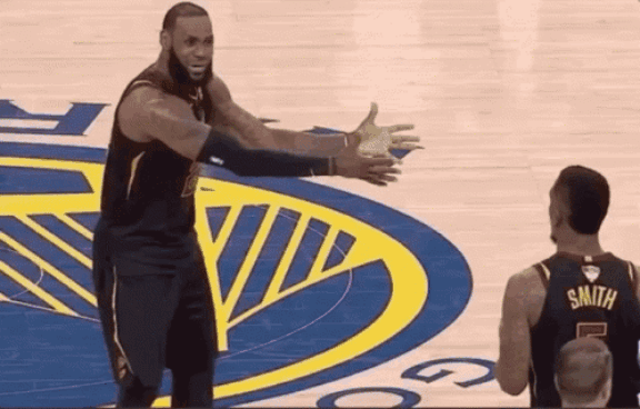 What did J.R Smith do that made LeBron James so angry in this meme?