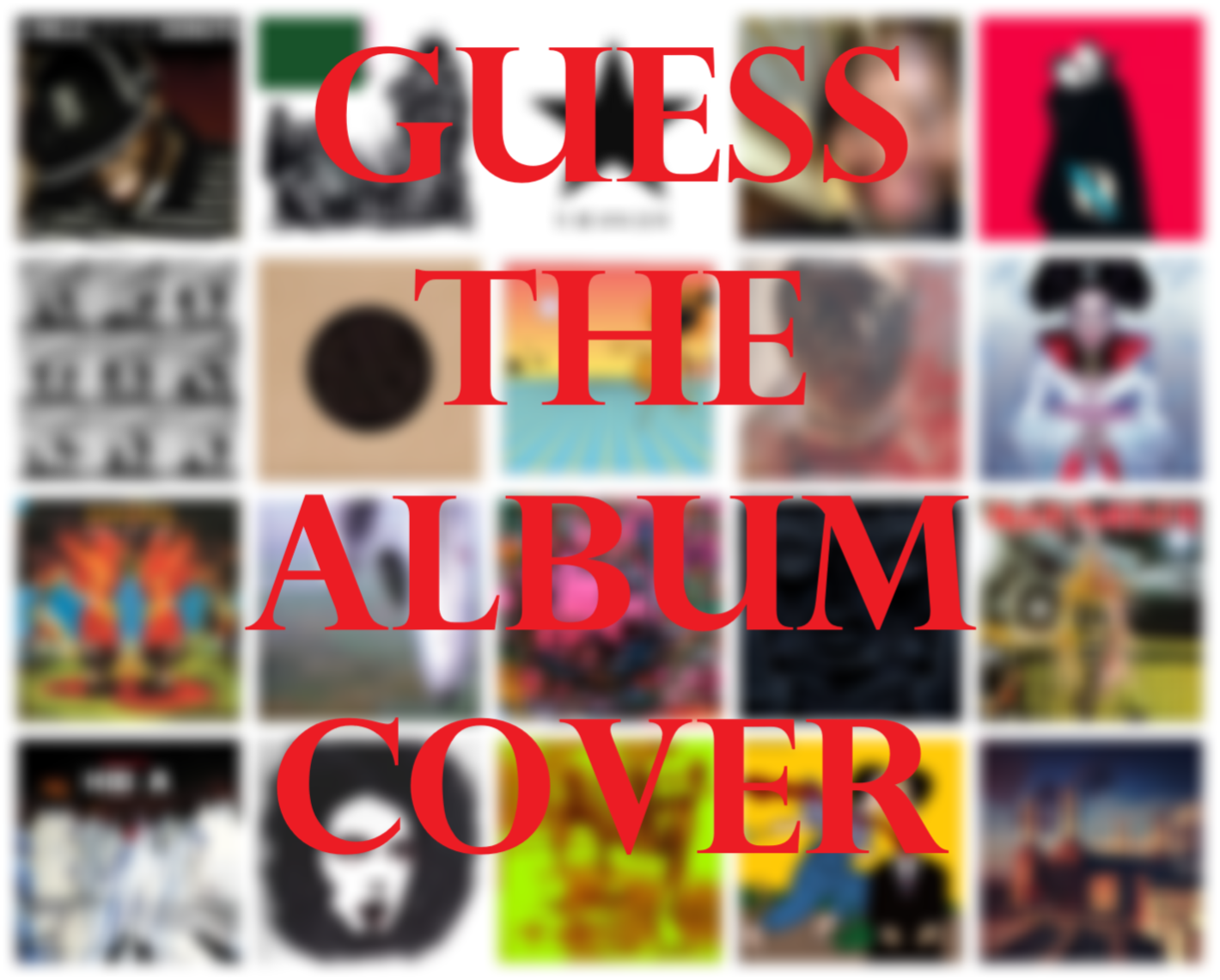 Guess the album cover